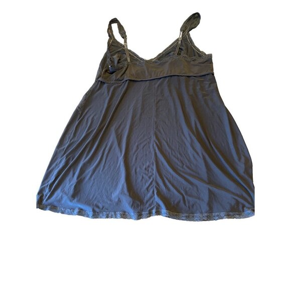 Morgan Taylor Intimates Women's Black Lace Trim Babydoll Chemise 2X - Picture 4 of 5